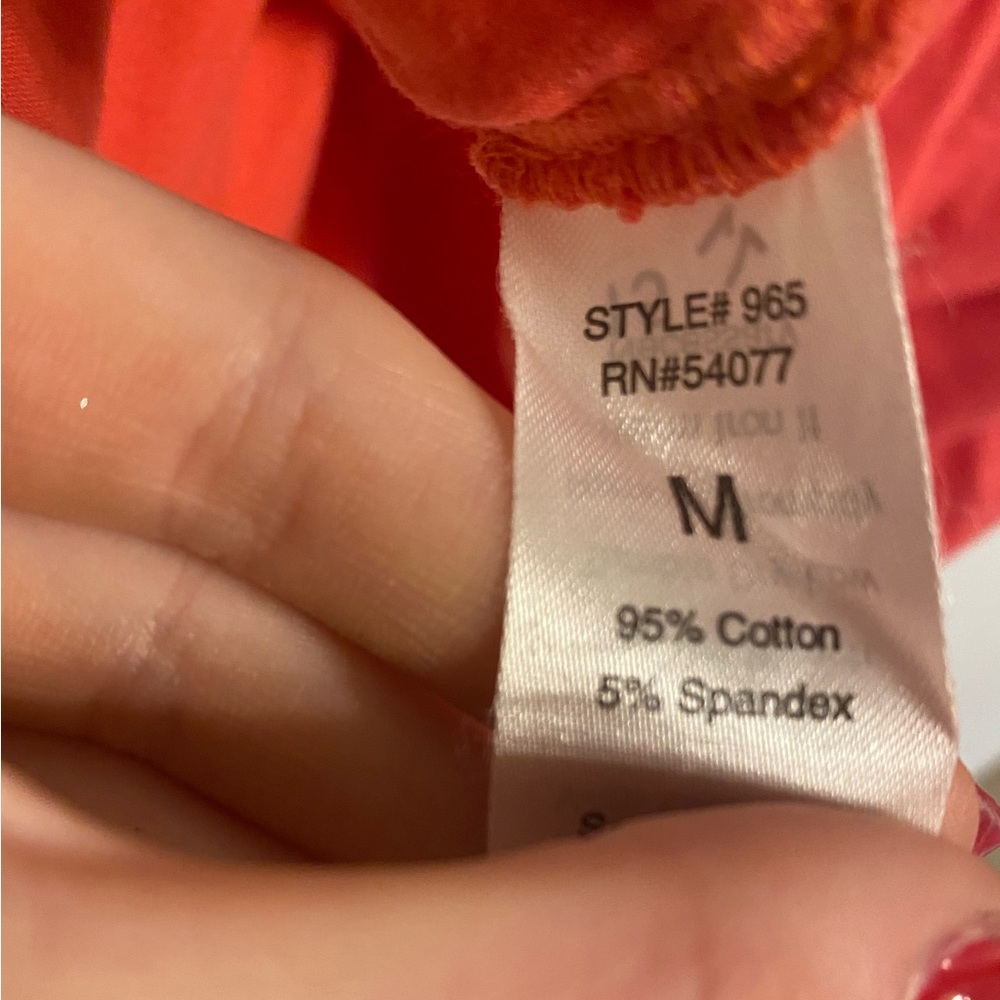 Cabi #965 coral cap sleeve wrap blouse top - Picture 5 of 5